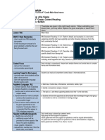 Edtpa Main Idea Lesson Plan 1