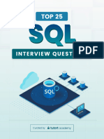 SQL Frequently Asked Interview Questions