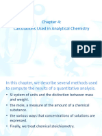 Calculation Used in Anal Chem