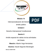 Módulo 14: Internacionalización Del Derecho en Su Ámbito Público