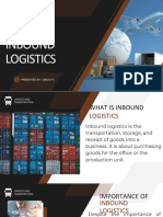 Inbound Logistics