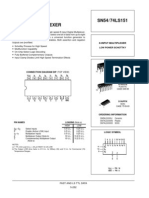 Data Sheet Multiplexor 74ls151