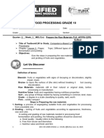 G10 Q2 W1 SSLM Food Processing10 Q2 W1