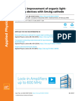 Contrast Improvement of Organic Light-Emitting Devices With SM Ag Cathode