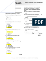 Focus3 2E UoE Quiz Unit2 GroupA