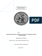 Nascimentos Anônimos, Nascimentos Secretos e Colocação de Crianças Traduzudo Nome Ingles