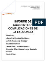 Informe Cirugia Bucal