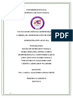 Administracion Aplicada Proyecto 1 Parte