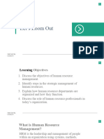 Chapter 1 - Strategic Human Resources Management