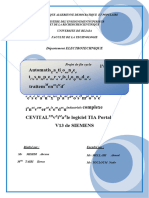 Automatisation Et Supervision de L'unité de Traitement Des Eaux Par Osmose Inverse Du Complexe CEVITAL Via Le Logiciel TIA Portal v13 de SIEMENS.