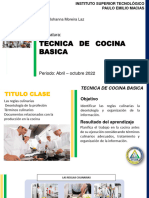 Clase #9-10 Reglas Culinarias 2022-I