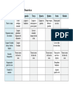 Agenda SEMANAL Tarefas Domésticas