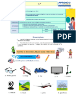 Inglés 1° Eda 2 Semana 2 - Actividad Del Alumno