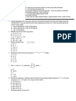 CONTOH SOAL Matematika X PAS 2023