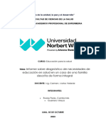 Tarea 11 - GUIA INFORME SOBRE IDENTIFICACION DE NECESIDADES EDUCATIVAS 2022-2