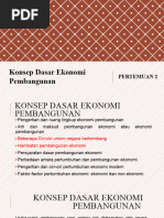 Konsep Dasar Ek Pembangunan