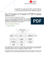 Unit 3 Structure of The Company - Examples - Practice 2023 2nd S