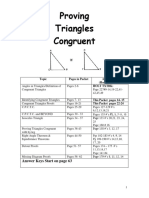 Congruent Triangles Packet 2013 With Correct Answers1