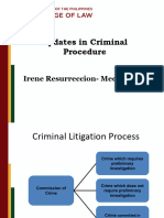 January 13 - DCP Medrano - Updates in Criminal Procedure