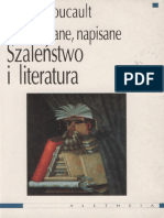 Foucault - Szaleństwo I Literatura - Powiedziane, Napisane