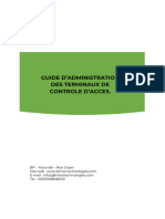 Guide D'administration Des Terminaux de Controle de Presence