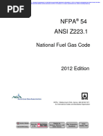 NFPA54 Pressure Test