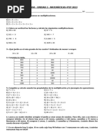 Repaso Unidad 3 - Mates 4ºEP 2023