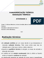 Radiação Térmica - Atividade 2 - LAB 1