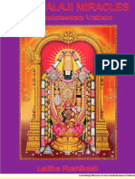 Lord Balaji Miracles and Vratham English Book