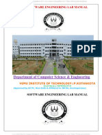 JNTUA Software Engineering Lab Manual R20