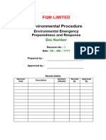 Environmental Emergency Preparedness and Response