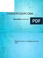 Chondrosarcoma: Click To Edit Master Subtitle Style Vivek Pandey