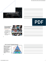 Tel 2b-The Human Population and The Environment