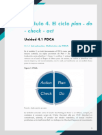 Módulo 1.4. El Ciclo Plan - Do - Check - Act