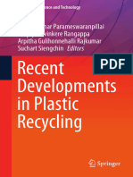 Recent Developments in Plastic Recycling