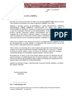 Carta de Presentacion Gepprev Cia. Ltda.