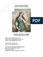 Novena de Santa Filomena