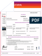 Certificate of Conformity - Urbanline (Modinex)