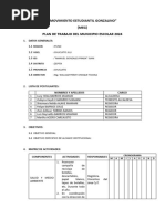 Plan de Trabajo Del Municipio Escolar 2024