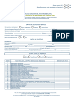 Formulario Solicitud de Servicios Del Registro Mercantil EIRL