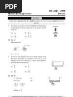 01-IIT Screening-2006 (Physics)