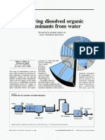 Removing Dissolved Organic Contaminants From Water: Second of A Sir-Part Series Water Treatment Processes