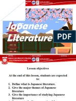 2 LESSON 2 Japanese Literature.