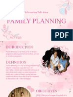 Information Talk About: Family Planning