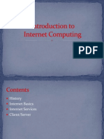 Intro PPT Internet Computing