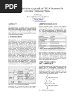 Power Optimization Approach of ORCA Processor For 32/28nm Technology Node