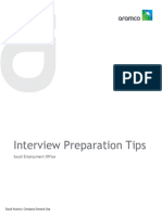 Aramco - Interview Preparation Tips