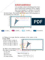 Maths 10th Case Study Question Bank