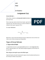 Assignment 1 (Green Chemistry)