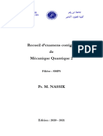 Examens CRG Méca. Quantique LL (UIZ-AGADIR)